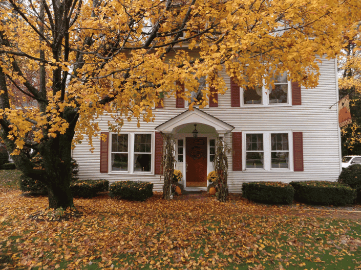 Foliage Season at the Covered Bridge House