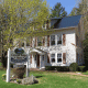 Covered Bridge House in Spring